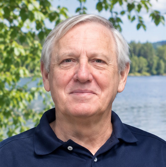 Zbyszek, a Polish language teacher, photographed outdoors.